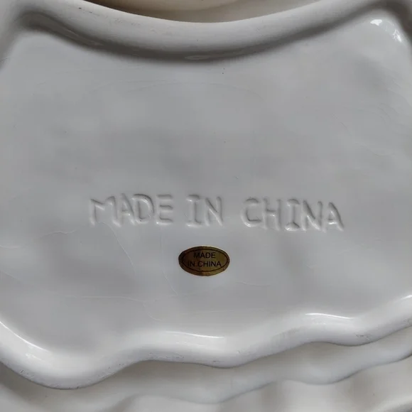 Vintage* Easter Rabbit 3-Section Ceramic Serving Plate - Picture 7 of 9